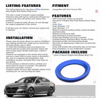 Engine Start Button Ring Trim Cover for Honda Civic Accord (2016-2021)