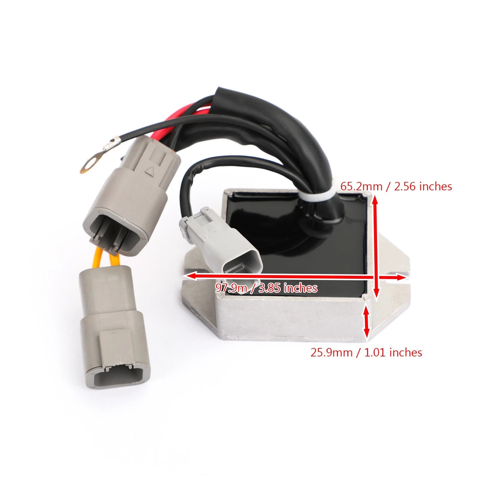 Voltage Regulator for Ski-Doo 600 HO SDI (2003–2008) Repl # 515176243 515175717 515176023