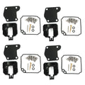 4X Carburetor Rebuild Kit for Yamaha 9.9HP 15HP Outboard (63V-W0093-00-00)