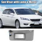 Left Driver Side Sun Visor with Light Mirror for Honda Accord (2018–2023) 83280TA0A91ZB Gray