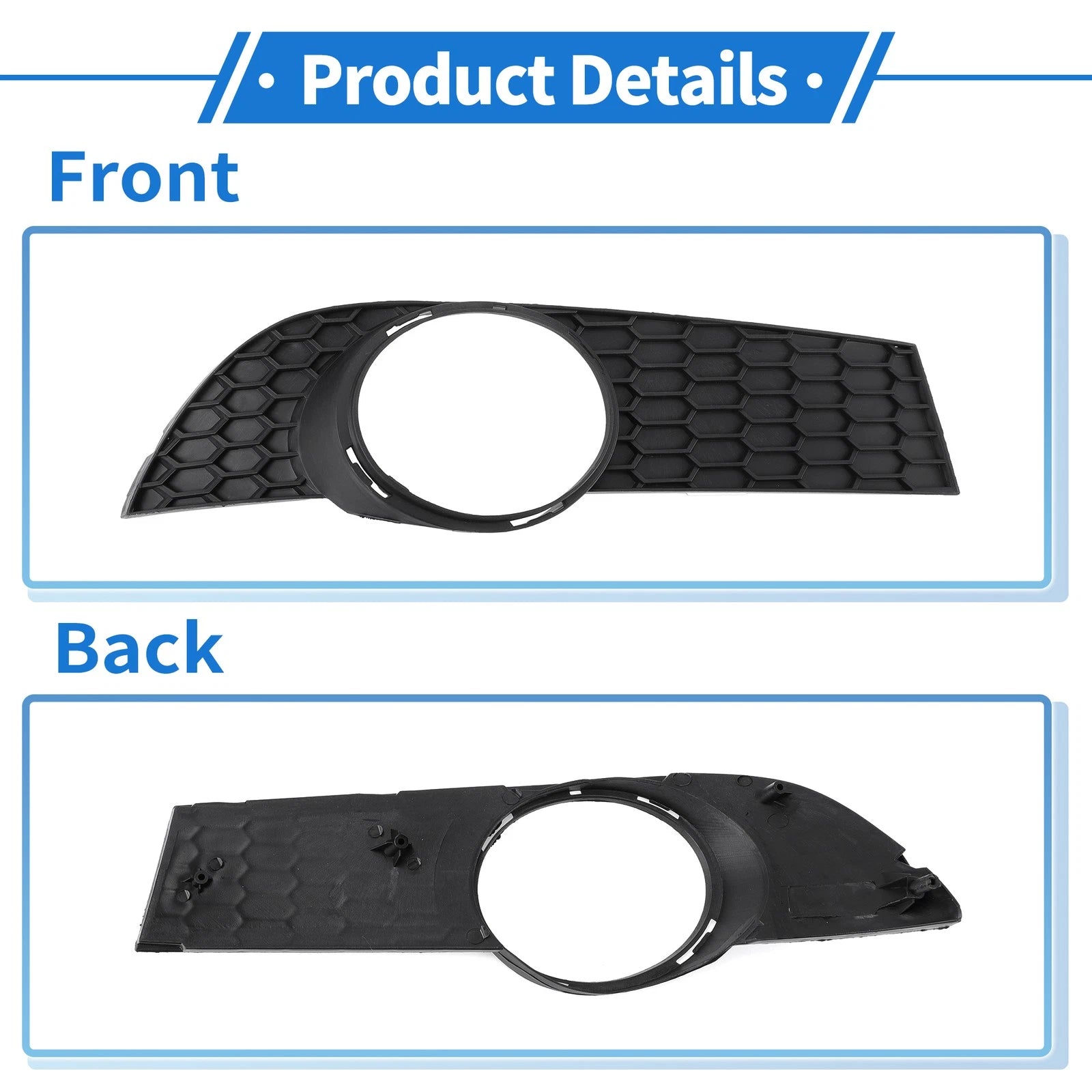 1 Pc Fog Light Grill for Chevrolet Aveo (2009–2011) No. 96808146