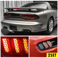 Set of 2 Rear Cover Light Tail Lamp Stickers for Car (Universal)