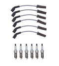 Denso 7mm Wire Set & 6 Platinum TT Spark Plugs for Chevy GMC 4.3L V6