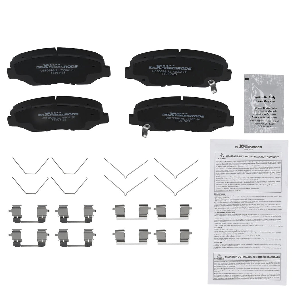 Front Brake Pads for Honda Civic Sport Touring (2017-2021)