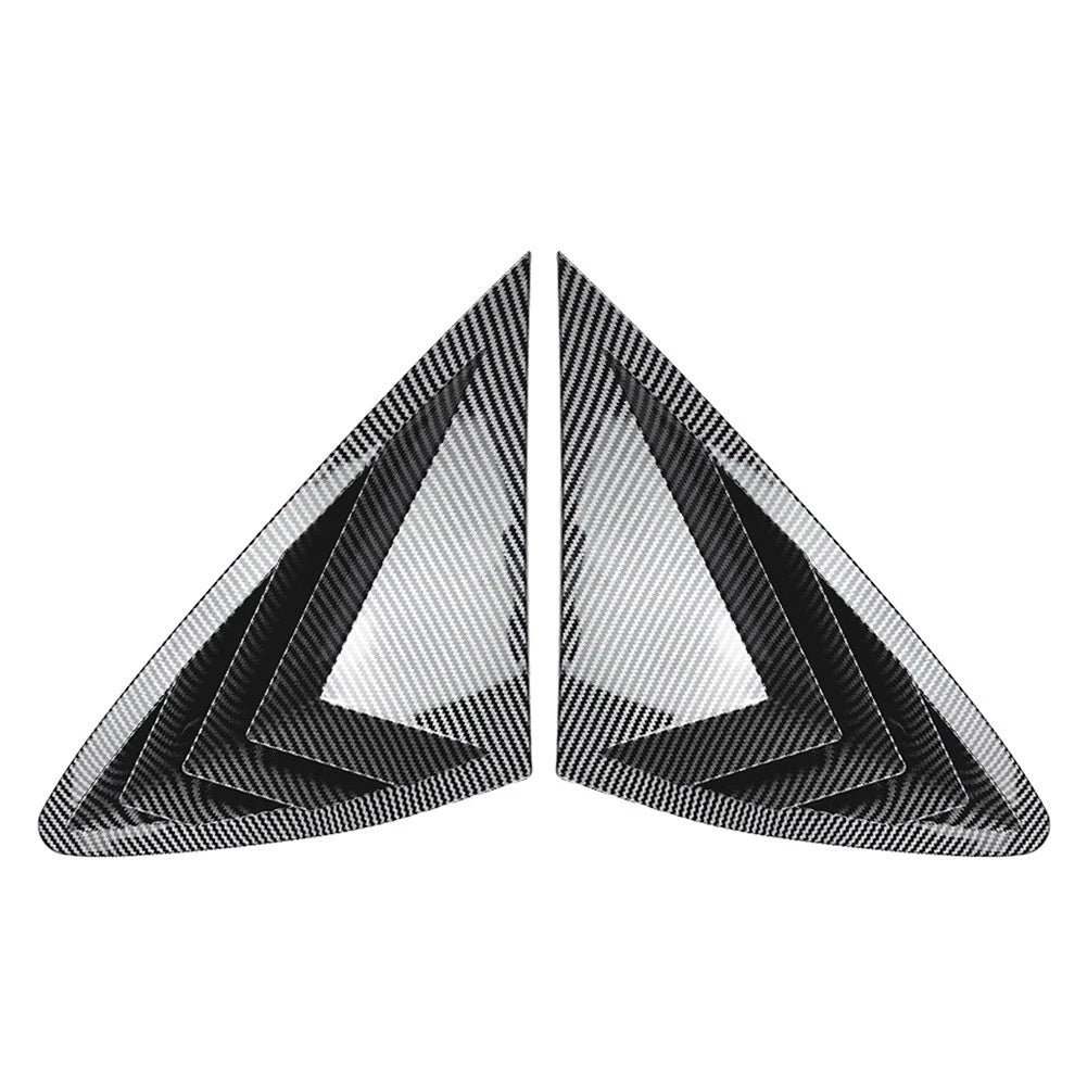 Rear Window Louver Shutter Trim for Benz GLC-Class Coupe C253 (2016–2022) Carbon Black