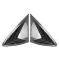 Rear Window Louver Shutter Trim for Benz GLC-Class Coupe C253 (2016–2022) Carbon Black