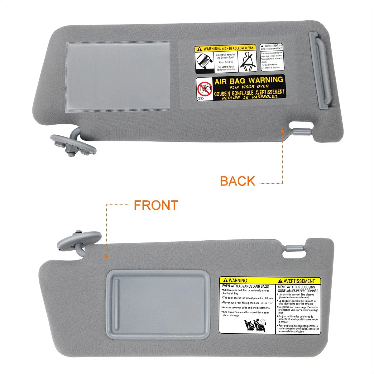 Aluminum Roof Rack Cross Bars for Ford Explorer (2011–2015)