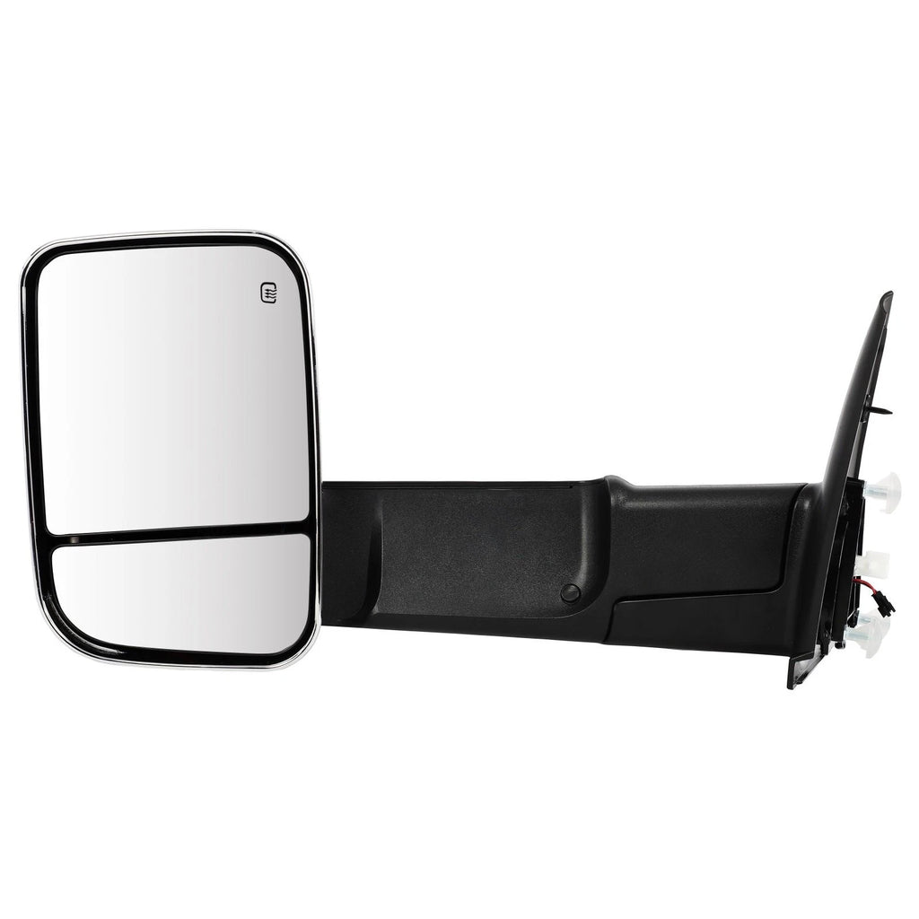 Pair Tow Mirrors for Dodge Ram 1500 2500 (2002–2008) Chrome Power Heated