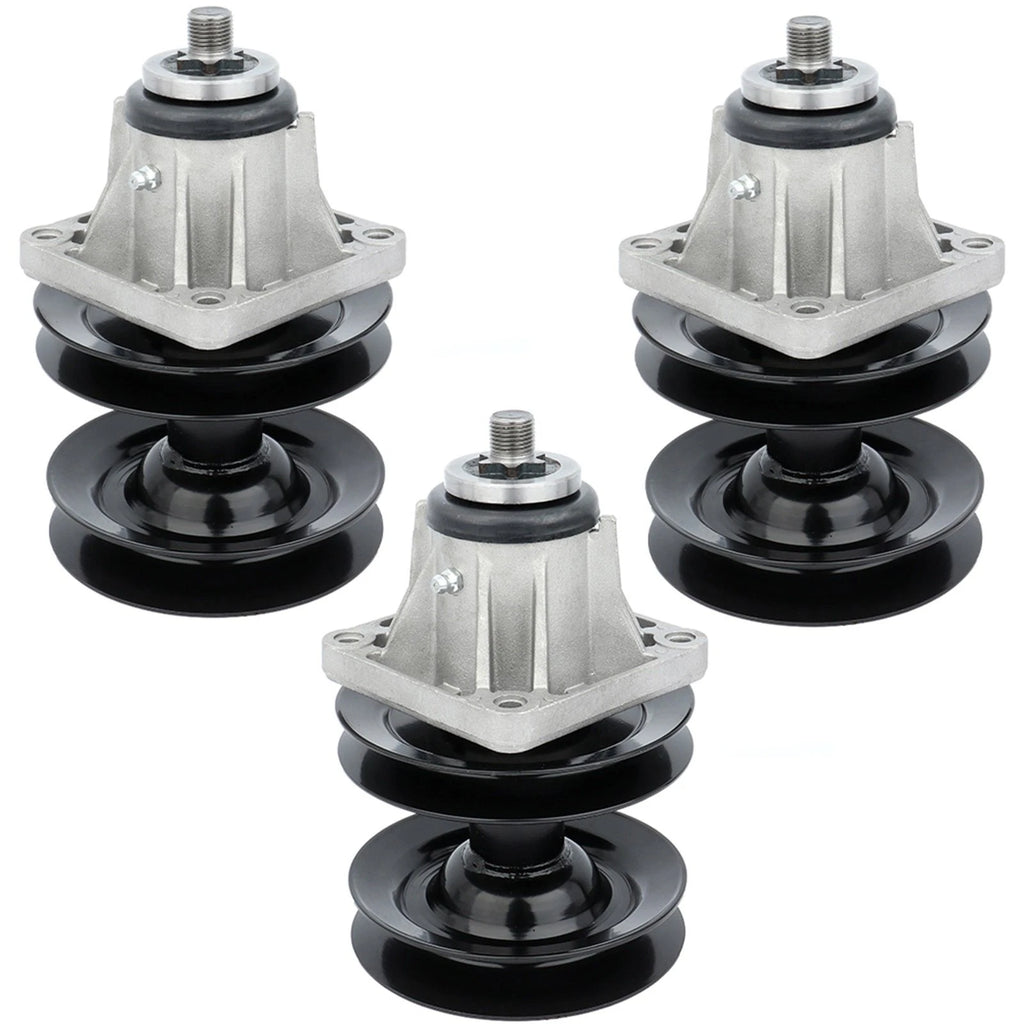 3 Spindle Double Pulley for MTD Troy Bilt 46" Deck (N/A) 618-0593 618-0595 915-0595