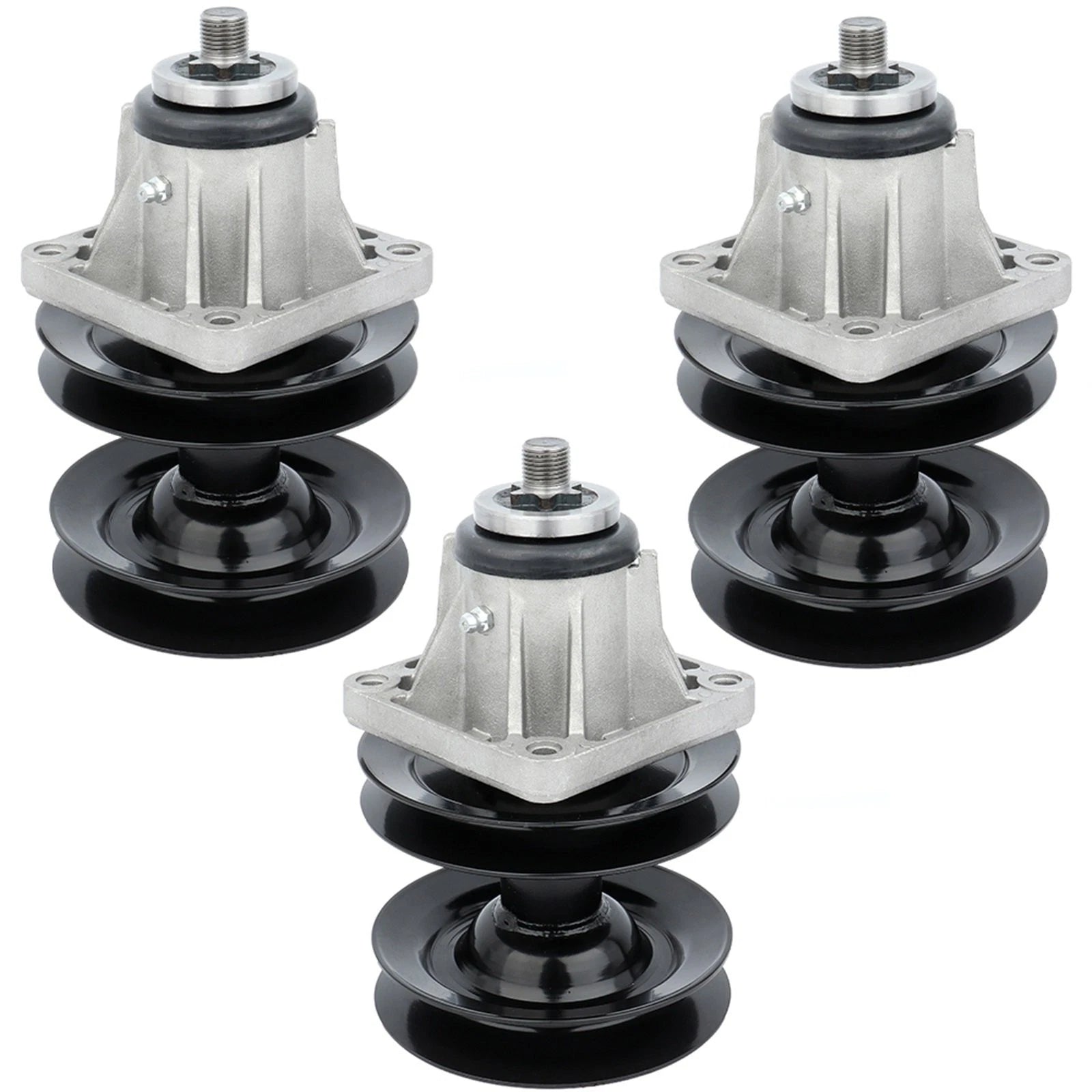 3 Spindle Double Pulley for MTD Troy Bilt 46" Deck (N/A) 618-0593 618-0595 915-0595