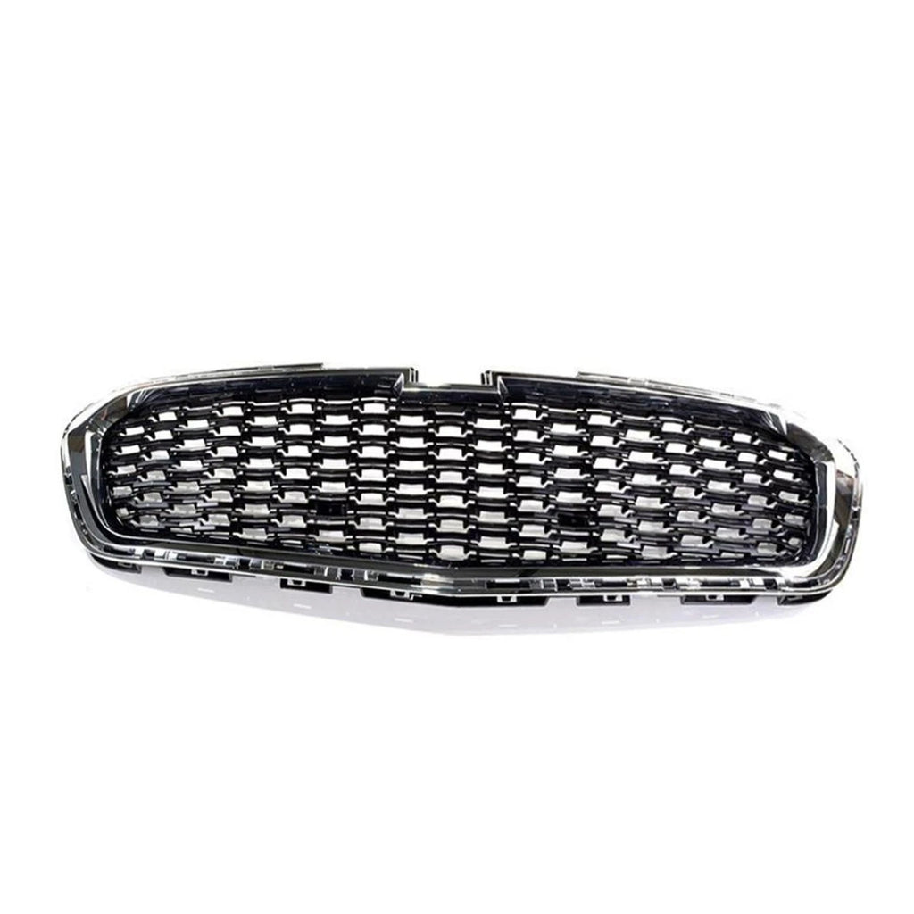 Replacement Black Chrome Plastic Front Center Grille for Unknown Vehicle (1900–2100)