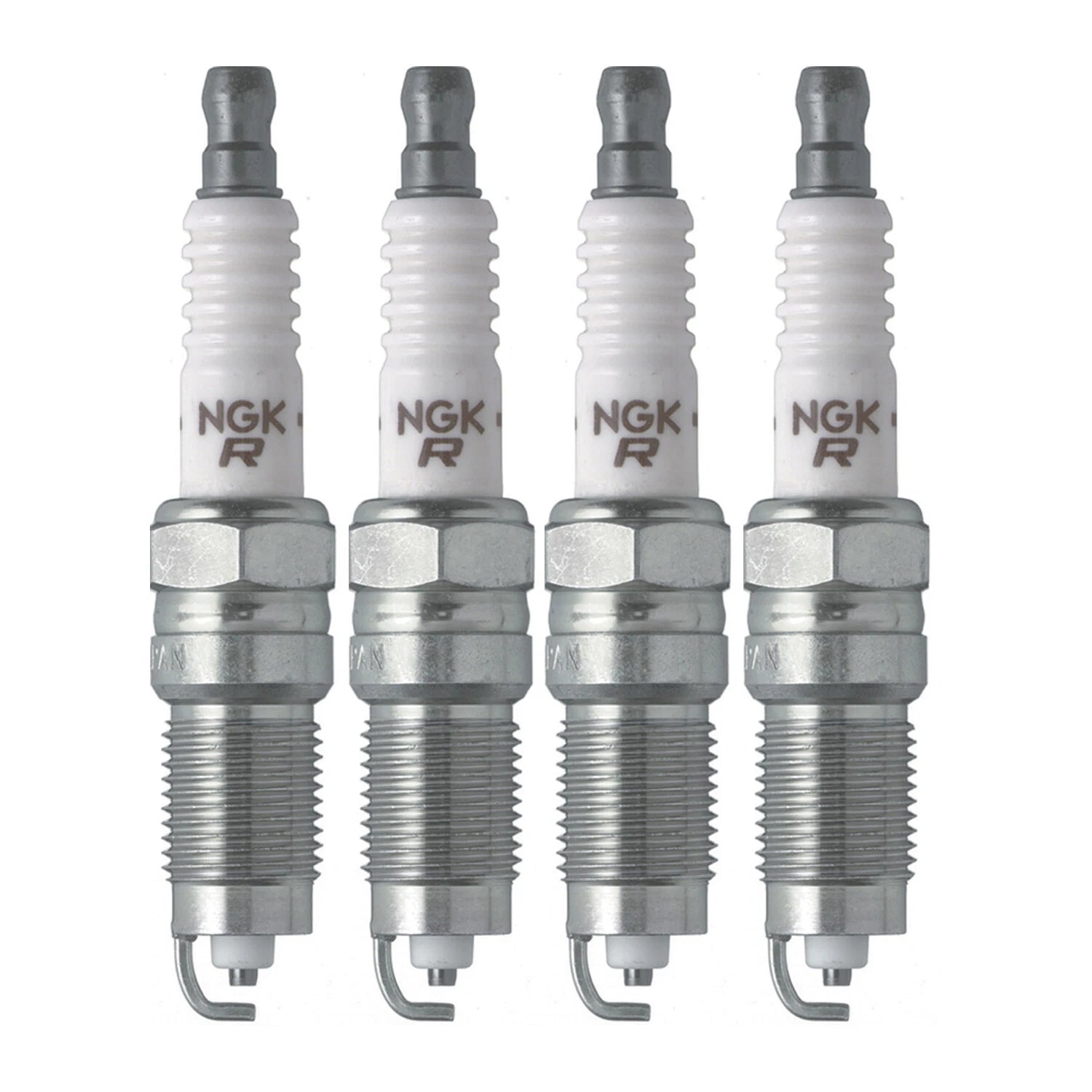 Set of 4 NGK V-Power Spark Plugs 7060 for Ford Escort Mercury Lynx (1981–1990)