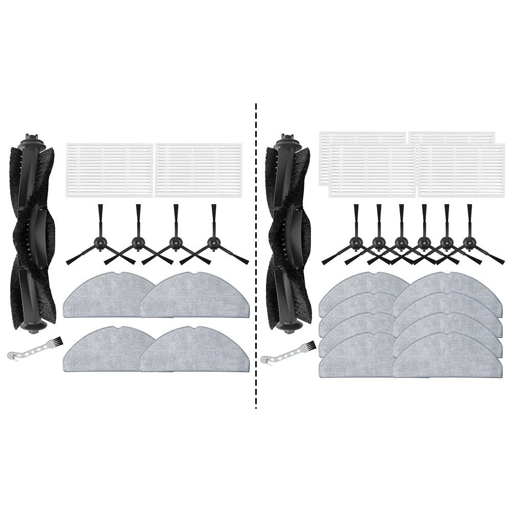 Main Brush, Side Brush, Filter, Mop Cloth Set for lubluelu L40 B40 L15