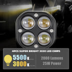 Spot Head Light Lamp Kit for Yamaha Tenere 700 (2019–2023)
