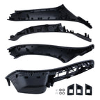 7Pcs Window Switch Interior Door Panel for BMW 5 Series 535i 550i (2010–2016) Carbon