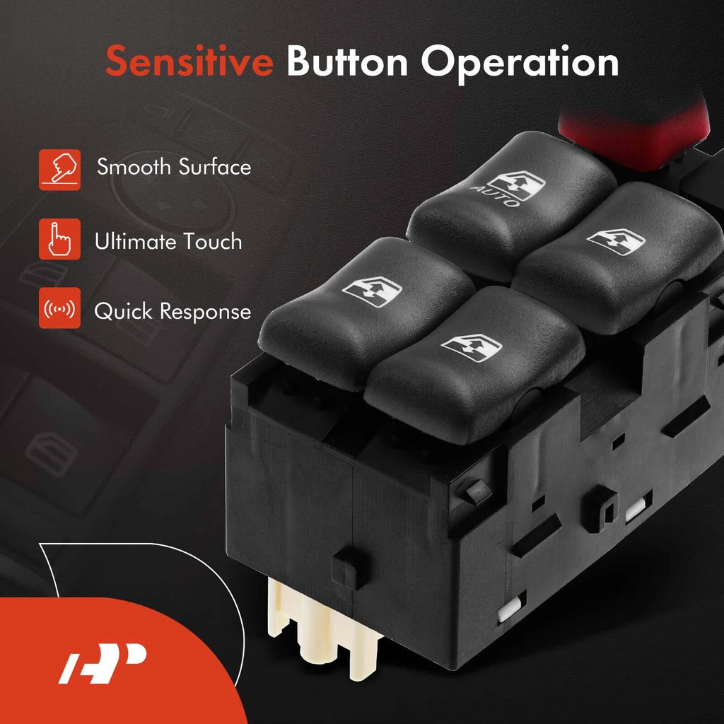 Front Left Power Window Switch for Pontiac Grand Prix (1997-2003)