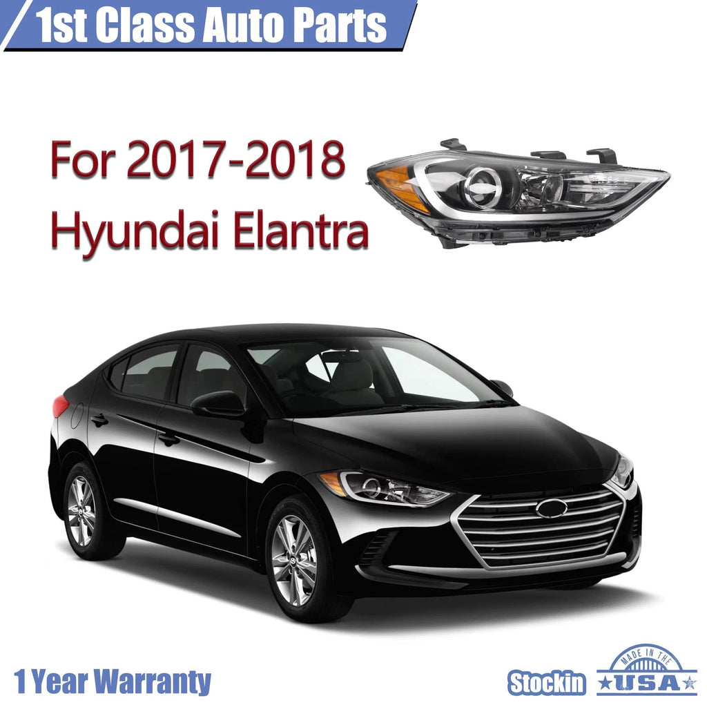 Headlight Assembly Right for Hyundai Elantra Sedan (2017-2018)