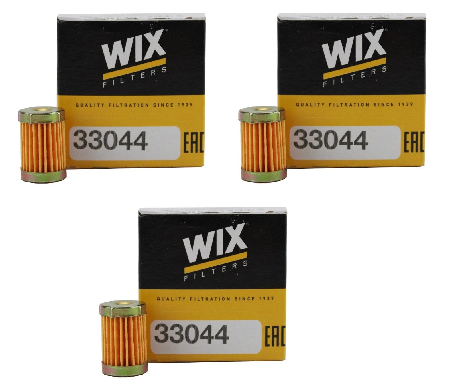 Set of 3 Fuel Filters 33044 for Buick Chevrolet GMC Oldsmobile Pontiac