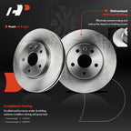 Front Disc Brake Rotors for Chevrolet Cruze (2011â2019) Sonic (2012â2020) Volt (2011â2019)