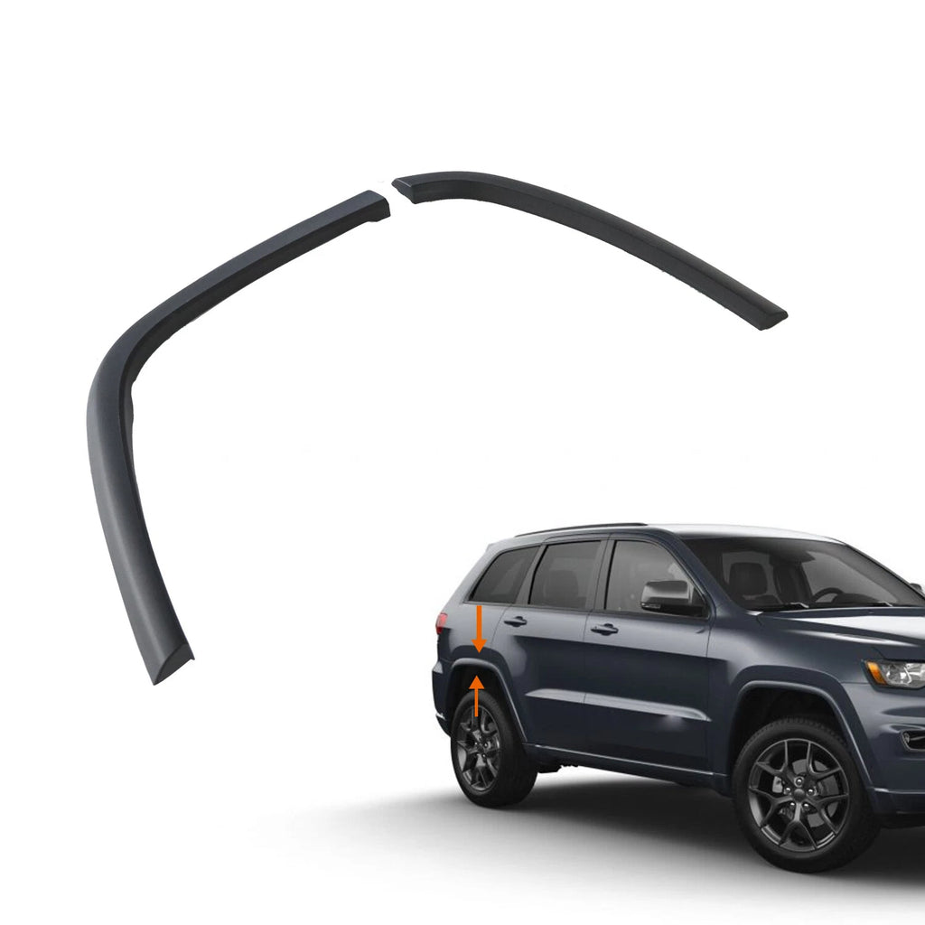 2X RH Rear Wheel Arch Trim Mold for Jeep Grand Cherokee (2011–2021)