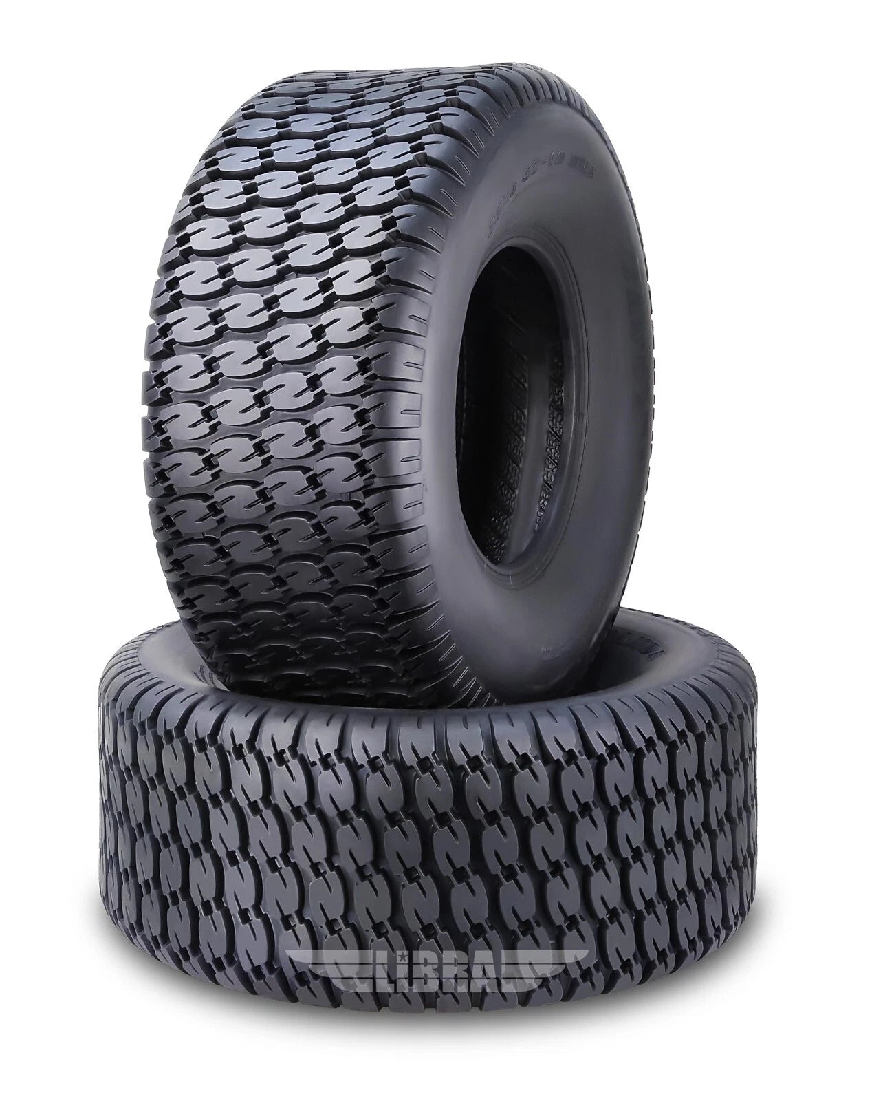 Set of 2 Turf Tires 22x9.5-10 for Lawn Mower Tractor (4 Ply) - 13217