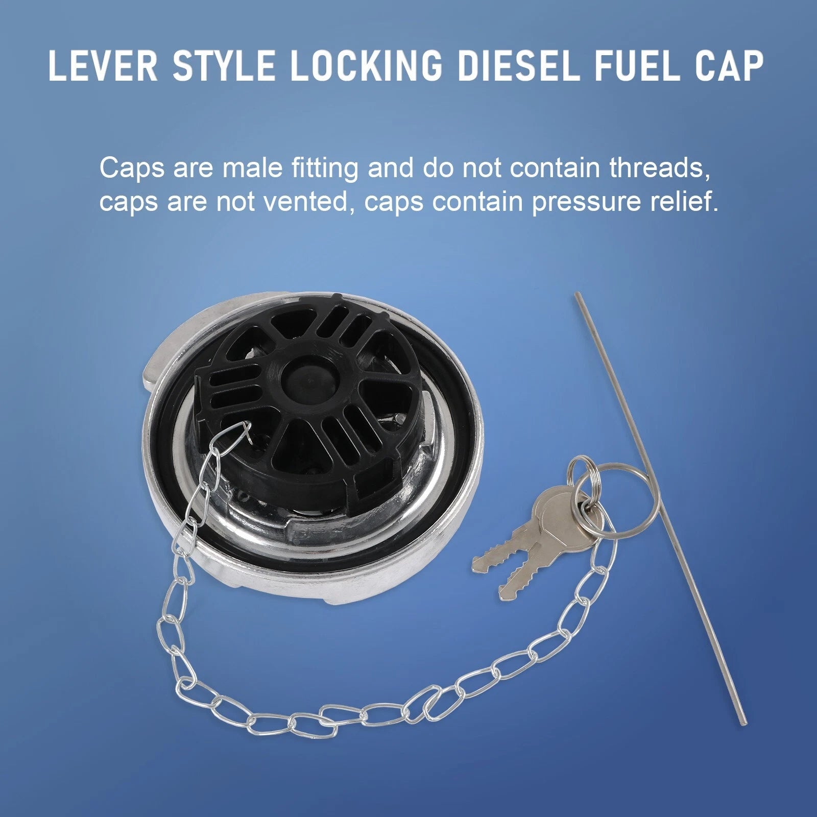 Locking Fuel Cap for Peterbilt (Fits Specific Models)