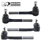 Set of 4 Inner Outer Steering Tie Rod Ends for Astro Safari (1996–2005)