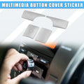 Multimedia Radio Button Cover Sticker for Mercedes-Benz