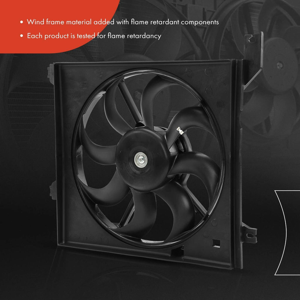 Cooling Fan Assembly with Shroud for Kia Spectra (2004-2009)