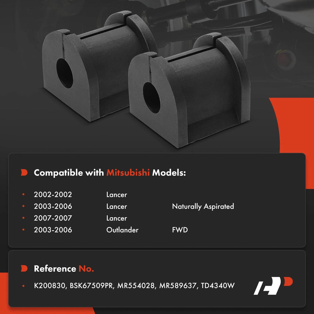 2X Rear Stabilizer Bar Bushing Kit for Mitsubishi Outlander