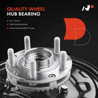 Rear Left Steering Knuckle & Hub Bearing for Subaru Forester (2001–2008)