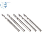 5 Pack 1/8" Carbide End Mill for Various Applications (1/2" Cut, 1-1/2" Overall)