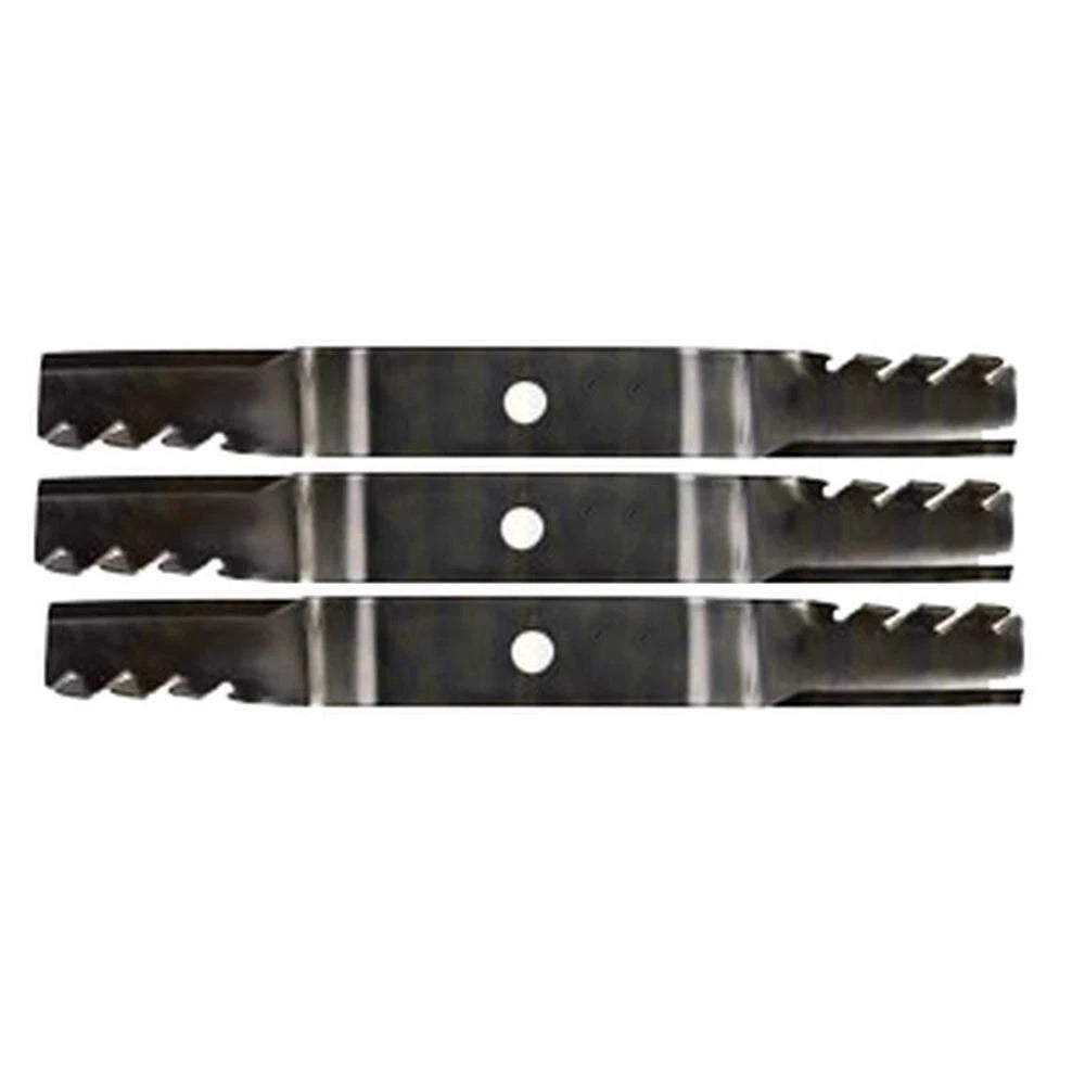3 Toothed Mulching Blades for John Deere Mowers (1550–1580) TCU51118