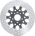 2X Rear 11.5" Floating Rotors for Harley Big Twin (1984–2017) Black Mesh