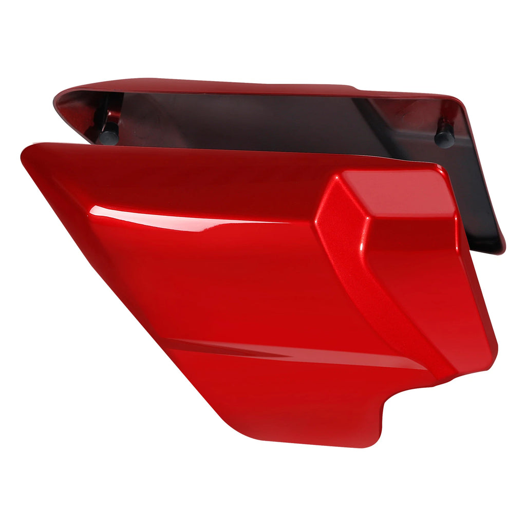 Battery Side Covers for Harley Electra Street Road Glide (2009–2024) Wicked Red