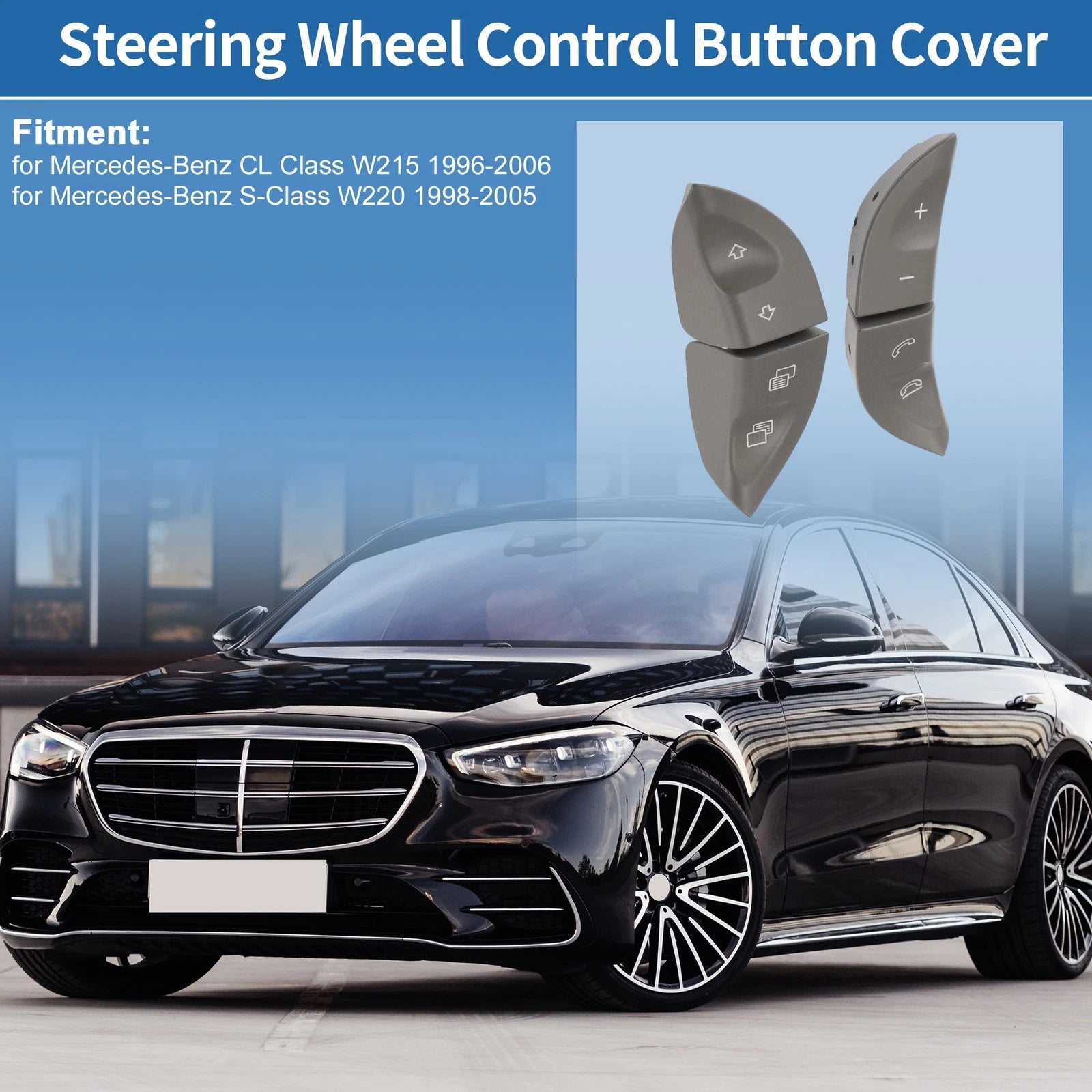 Steering Wheel Buttons for Mercedes-Benz CL Class (1996–2006) No.2208210679