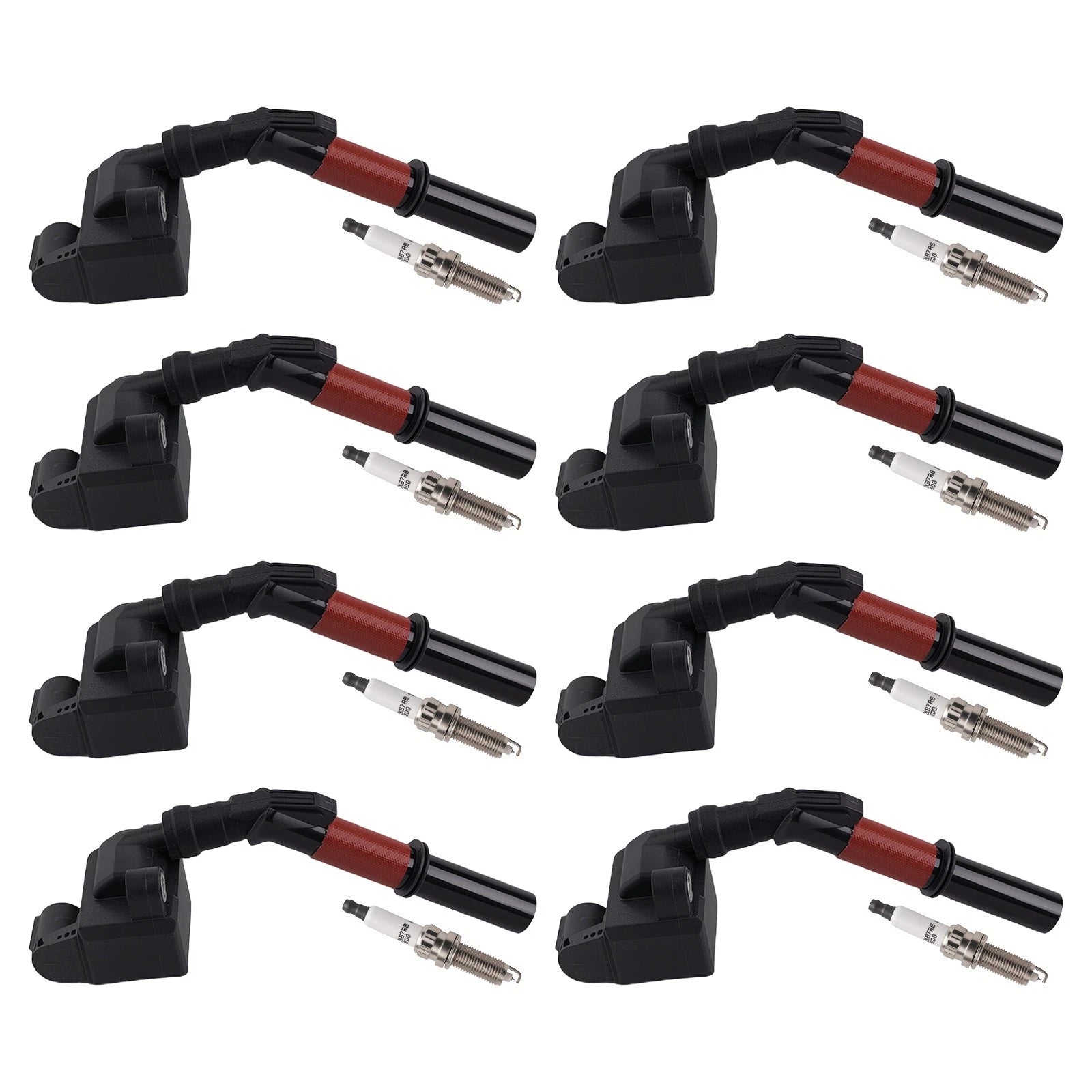 8X Ignition Coil & Spark Plug Kit for Mercedes GLS550 (2017–2019)