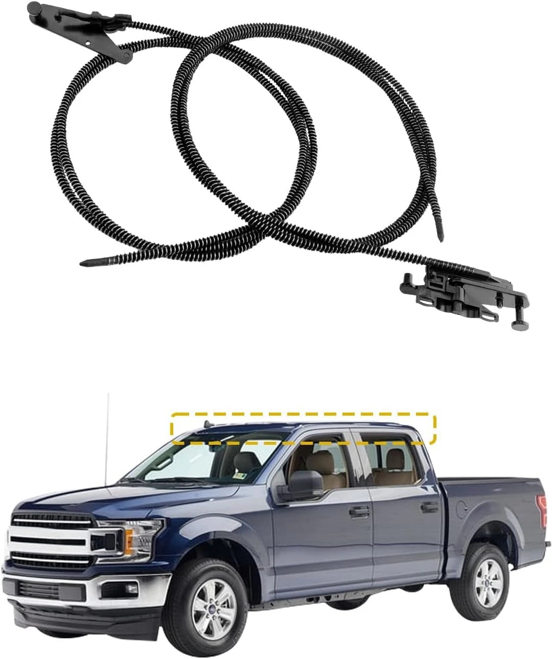 Sunroof Glass Cable for Ford F-150 F-250 F-350 (2015–2020) FL3Z16502C22