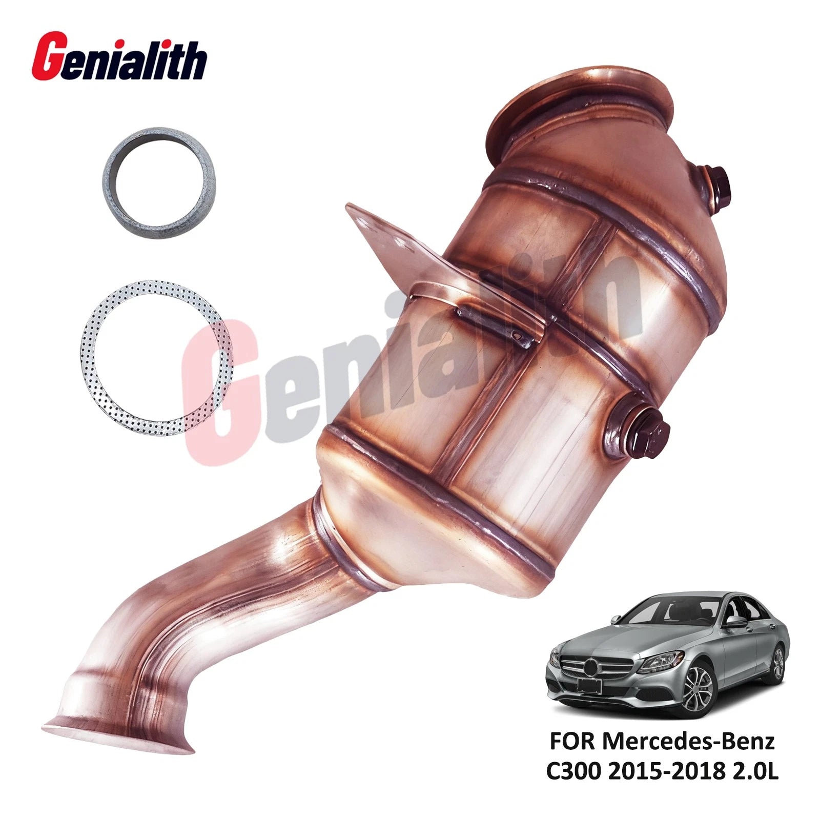 Front Catalytic Converter for Mercedes-Benz C300 (2015–2018)