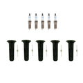 Set of 5 Double Iridium Spark Plugs & NGK Coil Boots for Canyon Colorado H3 (2004–2012)