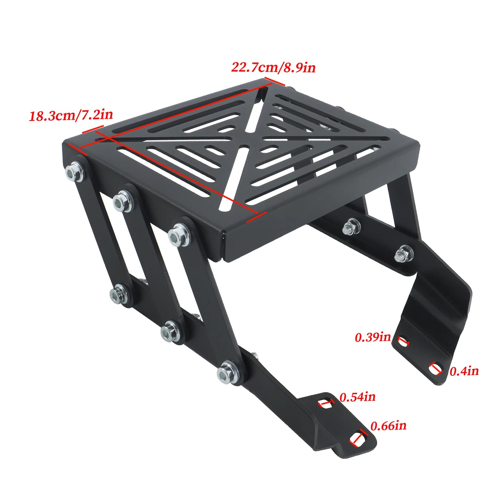 Motorcycle Trunk Mount for Convenient Storage and Secure Support