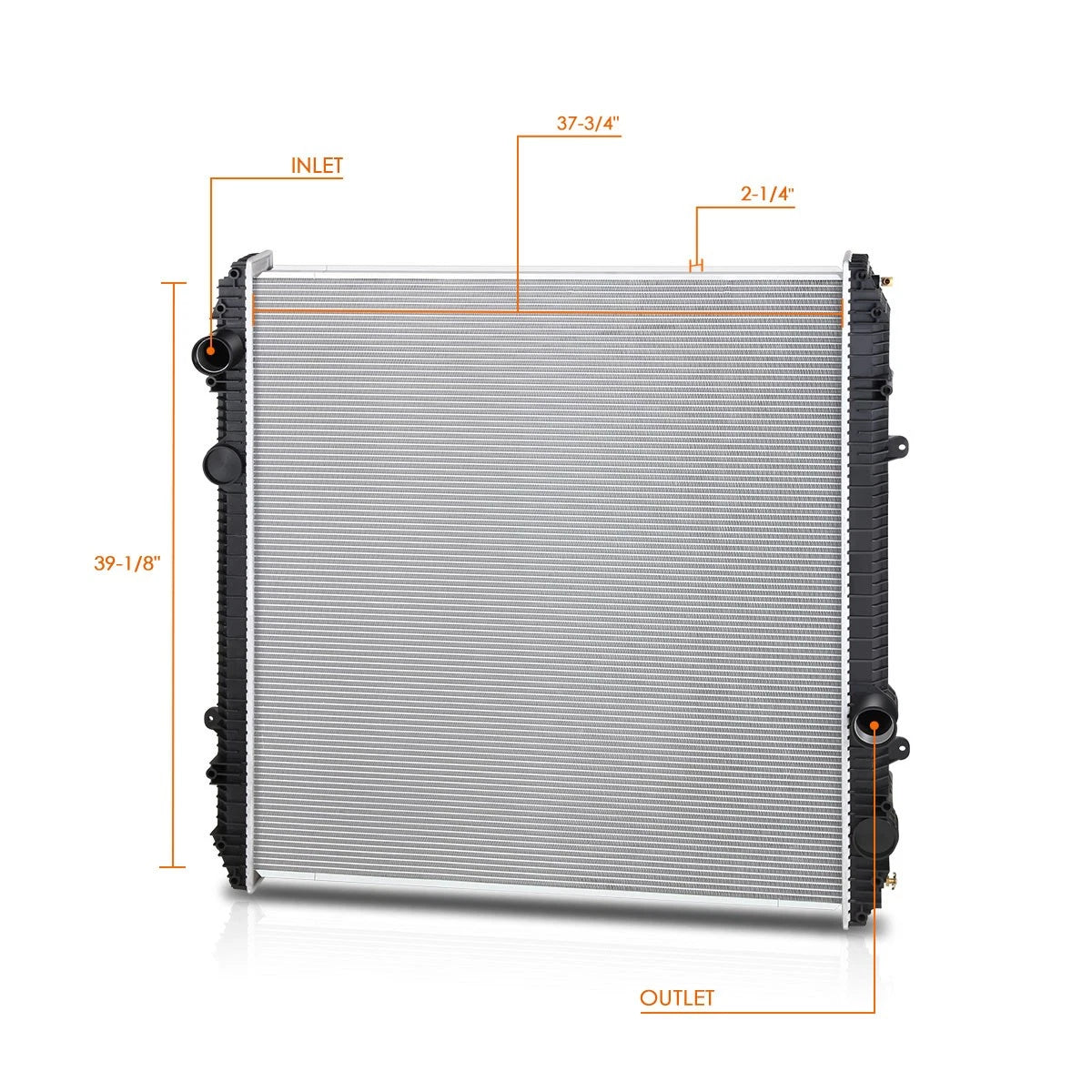 3-Row Aluminum Cooling Radiator for Freightliner Coronado (2003–2007)