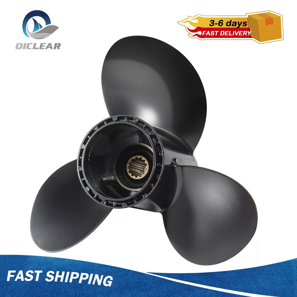 11 1/4 x 15 Boat Propeller for Suzuki 35-65 HP (58100-88L61-019) RHD