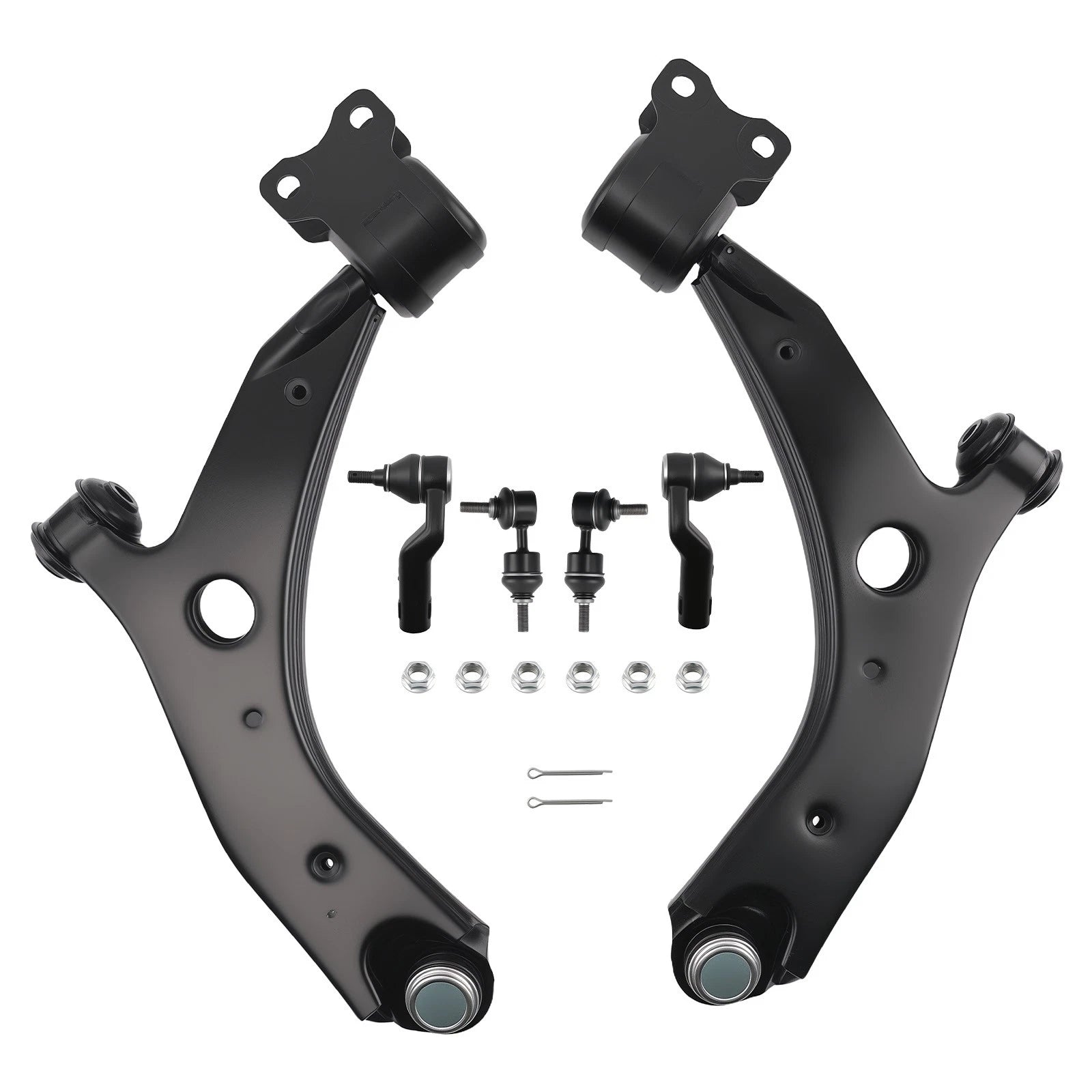Set of 8 Lower Control Arm Ball Joint Tie Rod Sway Bar Links for Mazda 3 2004–2015