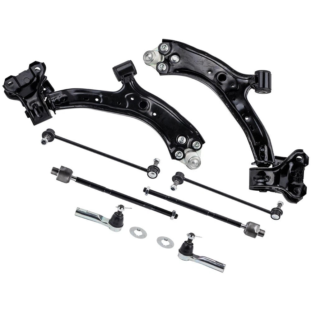 8x Front Lower Control Arm Sway Bar Tie Rods for Honda CR-V (2007–2011)
