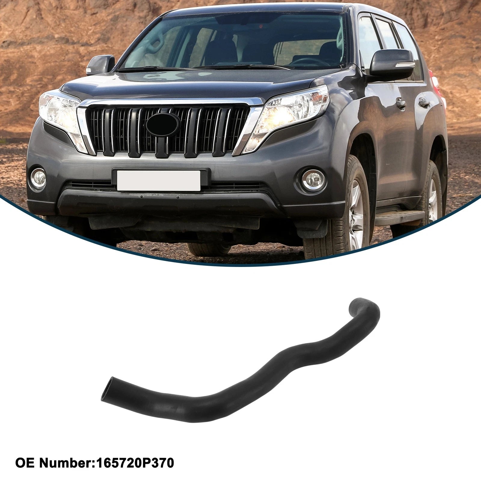 Lower Radiator Hose for Toyota Land Cruiser Prado (16572-0P370)