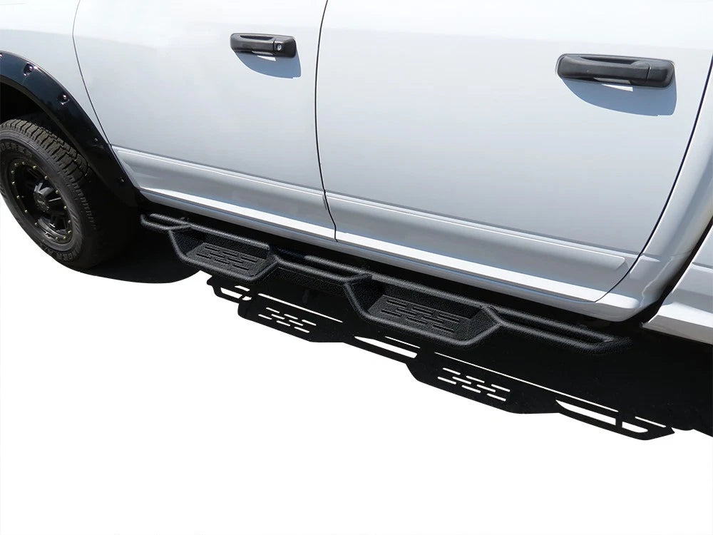 Set of 2 Black Side Step Nerf Bars for Dodge Ram 1500 2500 3500 (2009–2018)