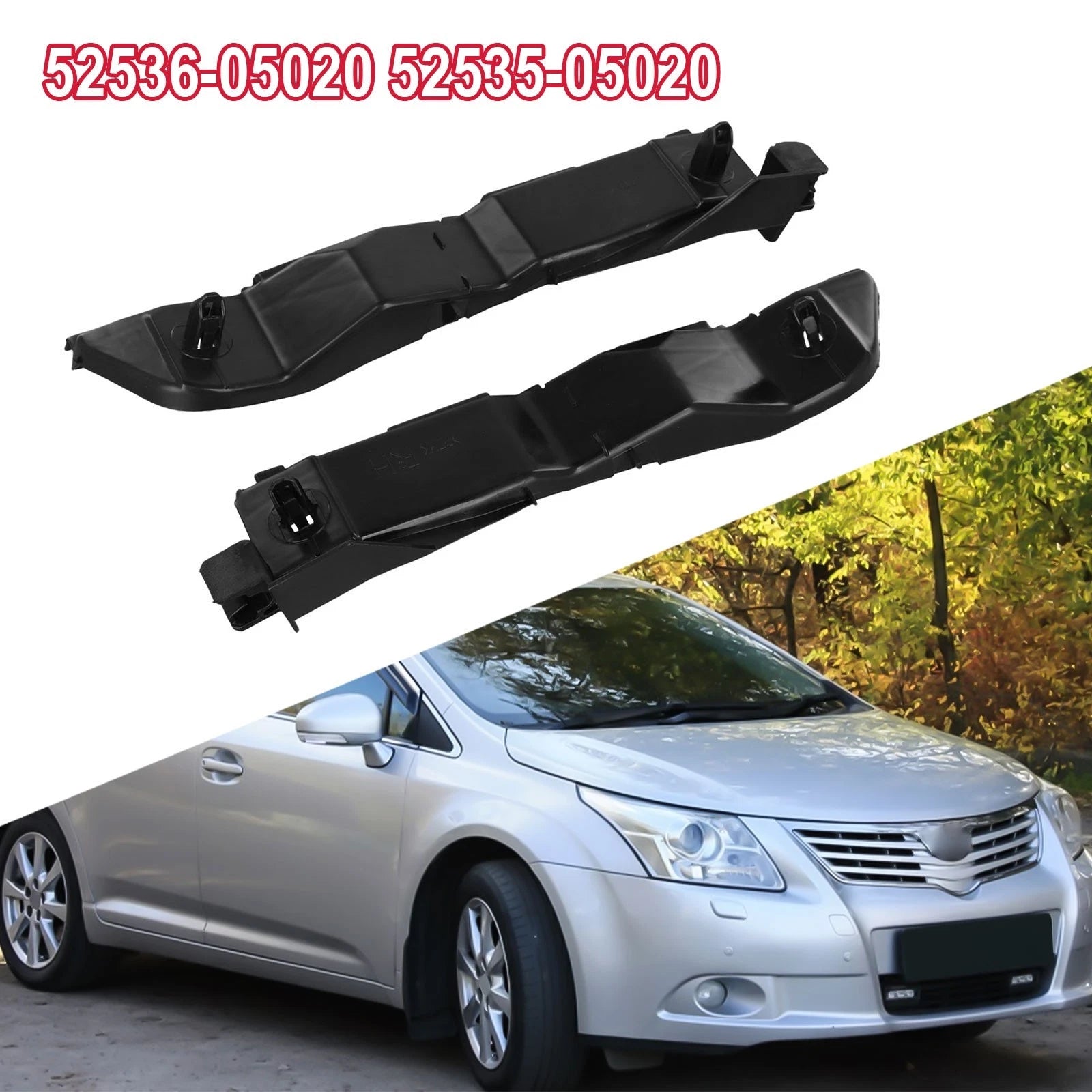 Front Pair Bumper Mounting Bracket for Toyota Avensis (2003–2008)