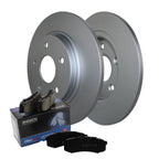 Rear Brake Kit 305mm Rotors & Akebono Ceramic Pads for Chrysler Dodge Ram