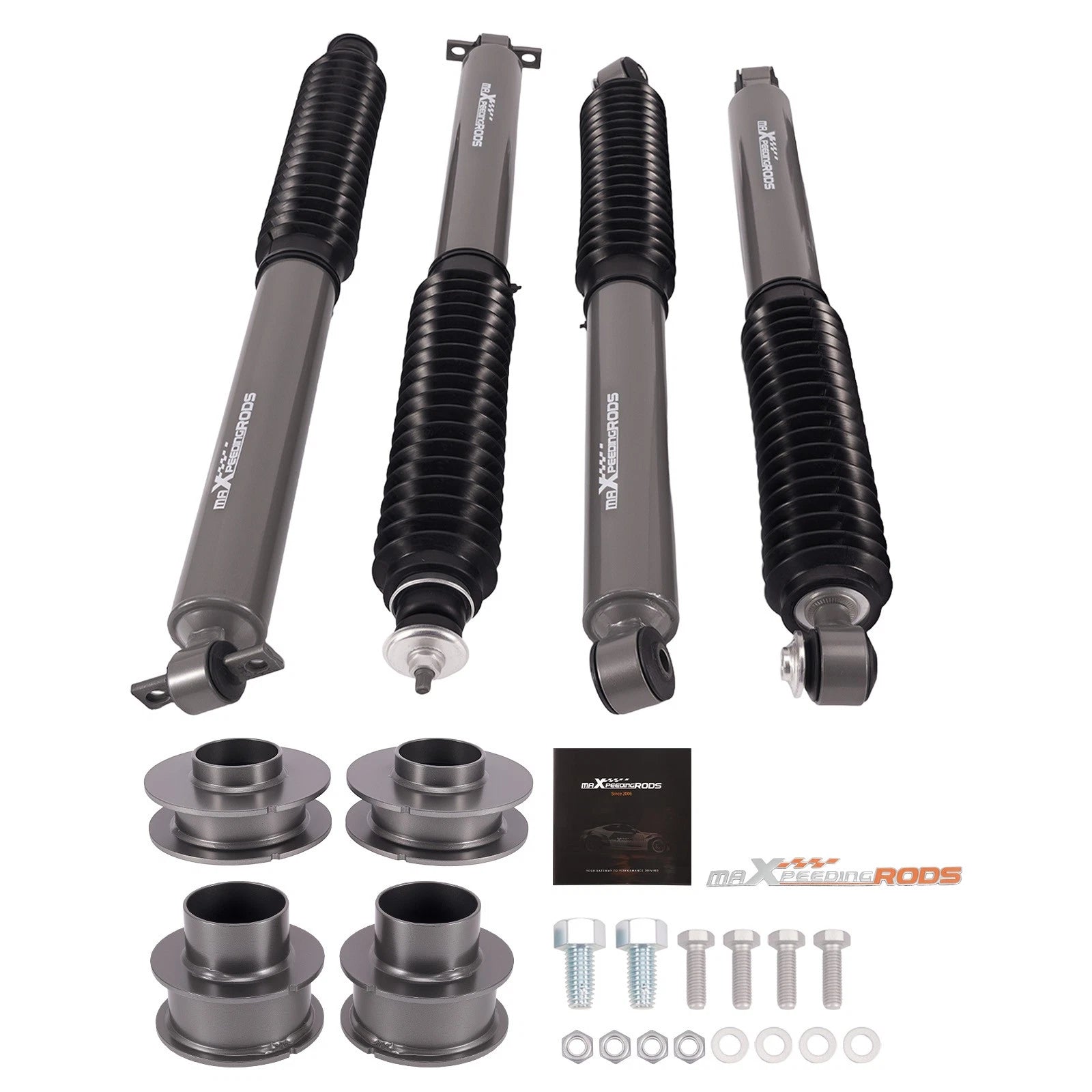 2in Suspension Lift Kit with Shocks for Jeep Grand Cherokee WJ (1999–2004)